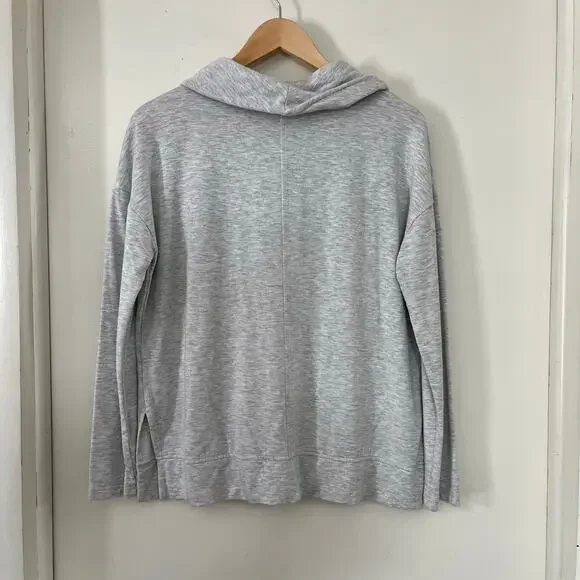 Banana Republic Baby Terry Funnel Neck Top Women's Medium Cowl Neck Pullover - Picture 4 of 4